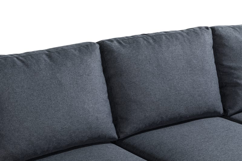 Peppe 4-sits Högervänd L-formad Schäslongsoffa i Tyg - Mörkgrå - Möbler - Soffa - Divansoffa & schäslongsoffa - 4 sits soffa med divan