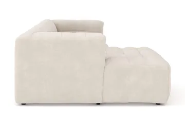 Puffy 3-sits bubblig soffa med divan vänster - Beige - Möbler - Soffa - Divansoffa & schäslongsoffa - 3 sits soffa med divan