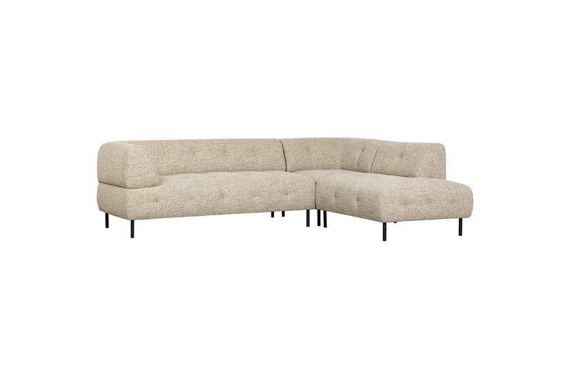 Ranta Soffa med Schäslong 3-sits - Naturmelange - Möbler - Soffa - Divansoffa & schäslongsoffa - 3 sits soffa med divan