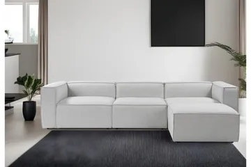 Redlands Soffa med Divan 3-sits - Grå - Möbler - Soffa - Divansoffa & schäslongsoffa - 3 sits soffa med divan