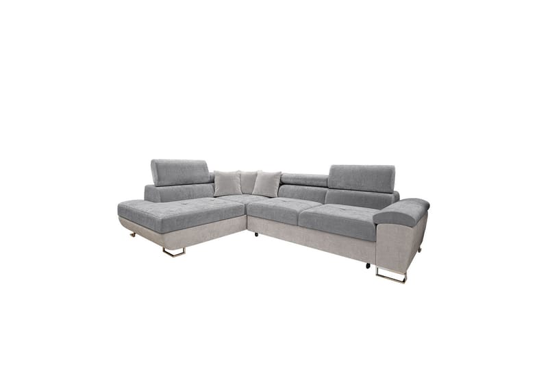 Reginia Soffa med Schäslong 3-sits, Ljusgrå/Grå