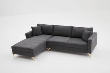 Retzow Soffa m. Divan 4-sits - Antracit - Möbler - Soffa - Divansoffa & schäslongsoffa - 4 sits soffa med divan