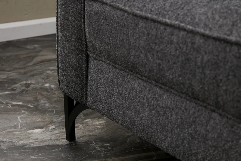 Retzow Soffa m. Divan 4-sits - Antracit - Möbler - Soffa - Divansoffa & schäslongsoffa - 4 sits soffa med divan