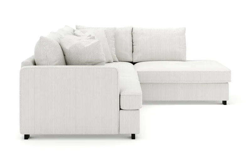 Rossita 4-sits Högervänd L-formad Djup Schäslongsoffa i Manchester - Offwhite - Möbler - Soffa - Divansoffa & schäslongsoffa - 4 sits soffa med divan