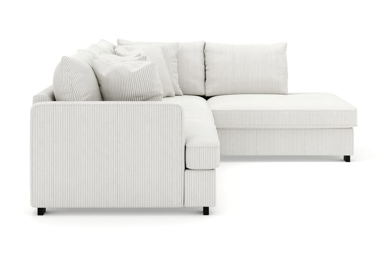 Rossita 4-sits Högervänd L-formad Djup Schäslongsoffa i Manchester - Offwhite - Möbler - Soffa - Divansoffa & schäslongsoffa - 4 sits soffa med divan