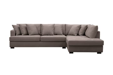 Rossita 4-sits Högervänd L-formad Djup Schäslongsoffa i Tyg