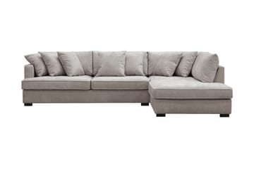 Rossita 4-sits Vänstervänd L-formad Djup Schäslongsoffa med Hel dyna i Chenille
