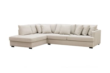 Rossita Djup 4-sits L Soffa med Schäslong Vänster - Ljus Beige - Möbler - Soffa - Divansoffa & schäslongsoffa - 4 sits soffa med divan