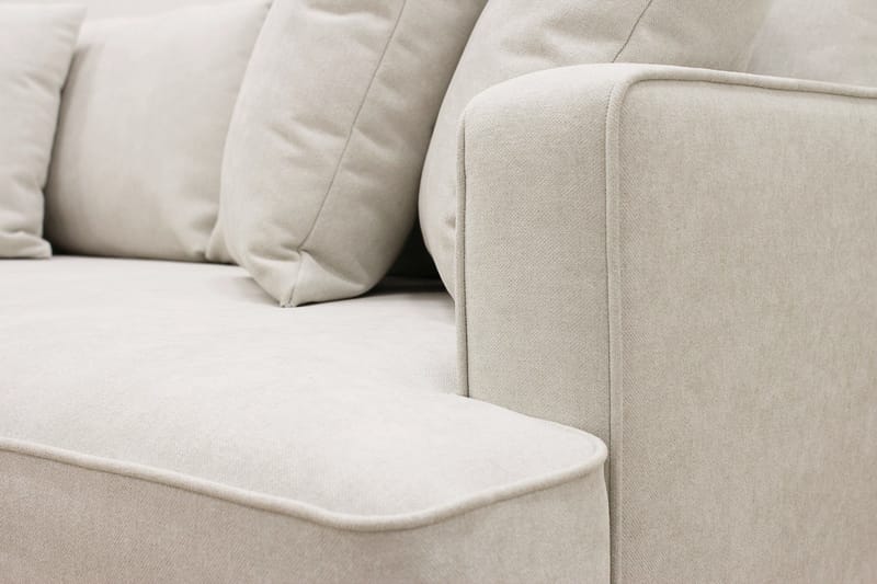 Rossita Djup 4-sits L Soffa med Schäslong Vänster - Ljus Beige - Möbler - Soffa - Divansoffa & schäslongsoffa - 4 sits soffa med divan