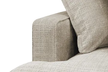 Rossita Lyx 4-sits Extra djup Soffa med Schäslong Höger - Beige Chenille - Möbler - Soffa - Divansoffa & schäslongsoffa - 4 sits soffa med divan