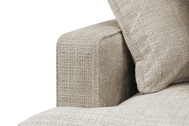 Rossita Lyx 4-sits Extra djup Soffa med Schäslong Höger - Beige Chenille - Möbler - Soffa - Divansoffa & schäslongsoffa - 4 sits soffa med divan