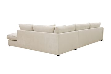 Rossita Lyx 4-sits Extra djup Soffa med Schäslong Höger - Beige Chenille - Möbler - Soffa - Divansoffa & schäslongsoffa - 4 sits soffa med divan