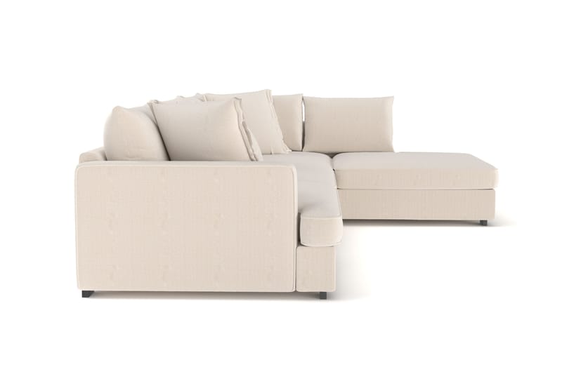 Rossita Lyx 4-sits Extra djup Soffa med Schäslong Höger - Beige Manchester - Möbler - Soffa - Divansoffa & schäslongsoffa - 4 sits soffa med divan