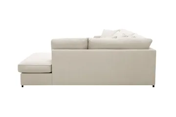 Rossita Lyx 4-sits Extra djup Soffa med Schäslong Höger - Beige Tyg - Möbler - Soffa - Divansoffa & schäslongsoffa - 4 sits soffa med divan
