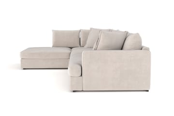 Rossita Lyx 4-sits Extra djup Soffa med Schäslong Höger - Beige Tyg - Möbler - Soffa - Divansoffa & schäslongsoffa - 4 sits soffa med divan