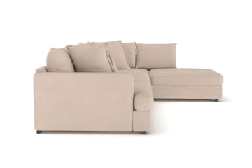Rossita Lyx 4-sits Extra djup Soffa med Schäslong Höger - Beige Tyg - Möbler - Soffa - Divansoffa & schäslongsoffa - 4 sits soffa med divan