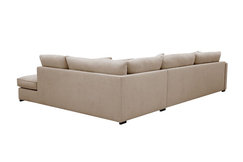 Rossita Lyx 4-sits Extra djup Soffa med Schäslong Höger - Beige Tyg - Möbler - Soffa - Divansoffa & schäslongsoffa - 4 sits soffa med divan