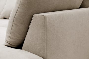 Rossita Lyx 4-sits Extra djup Soffa med Schäslong Höger - Brun Tyg - Möbler - Soffa - Divansoffa & schäslongsoffa - 4 sits soffa med divan