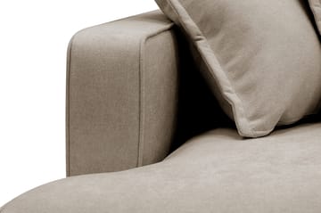 Rossita Lyx 4-sits Extra djup Soffa med Schäslong Höger - Brun Tyg - Möbler - Soffa - Divansoffa & schäslongsoffa - 4 sits soffa med divan