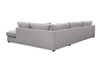 Rossita Lyx 4-sits Extra djup Soffa med Schäslong Höger - Grå Chenille - Möbler - Soffa - Divansoffa & schäslongsoffa - 4 sits soffa med divan