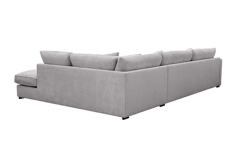 Rossita Lyx 4-sits Extra djup Soffa med Schäslong Höger - Grå Chenille - Möbler - Soffa - Divansoffa & schäslongsoffa - 4 sits soffa med divan
