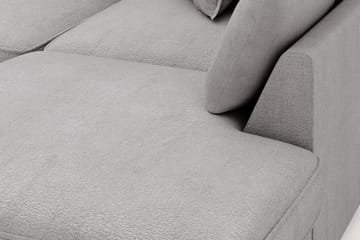 Rossita Lyx 4-sits Extra djup Soffa med Schäslong Höger - Grå Chenille - Möbler - Soffa - Divansoffa & schäslongsoffa - 4 sits soffa med divan