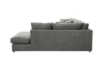 Rossita Lyx 4-sits Extra djup Soffa med Schäslong Höger - Grå Chenille - Möbler - Soffa - Divansoffa & schäslongsoffa - 4 sits soffa med divan
