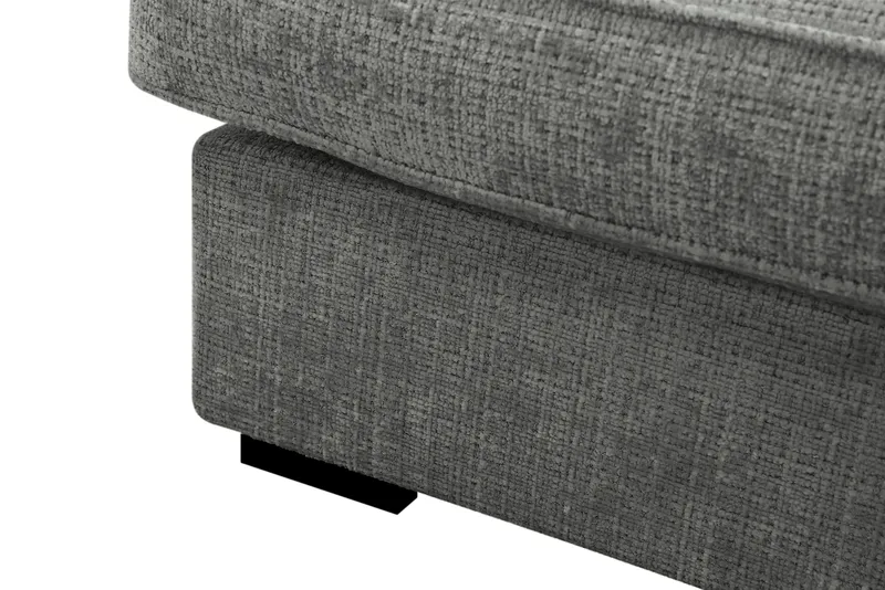 Rossita Lyx 4-sits Extra djup Soffa med Schäslong Höger - Grå Chenille - Möbler - Soffa - Divansoffa & schäslongsoffa - 4 sits soffa med divan