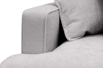Rossita Lyx 4-sits Extra djup Soffa med Schäslong Höger - Grå Chenille - Möbler - Soffa - Divansoffa & schäslongsoffa - 4 sits soffa med divan