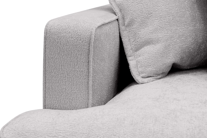 Rossita Lyx 4-sits Extra djup Soffa med Schäslong Höger - Grå Chenille - Möbler - Soffa - Divansoffa & schäslongsoffa - 4 sits soffa med divan