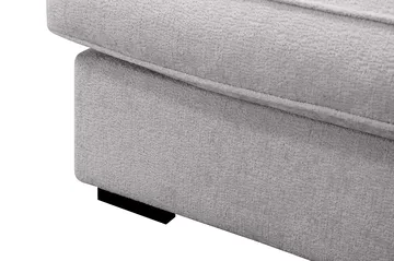 Rossita Lyx 4-sits Extra djup Soffa med Schäslong Höger - Grå Chenille - Möbler - Soffa - Divansoffa & schäslongsoffa - 4 sits soffa med divan