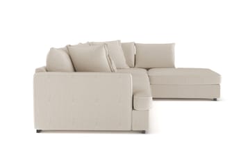 Rossita Lyx 4-sits Extra djup Soffa med Schäslong Höger - Grå Manchester - Möbler - Soffa - Divansoffa & schäslongsoffa - 4 sits soffa med divan