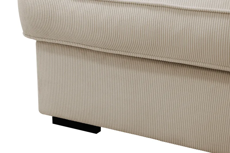 Rossita Lyx 4-sits Extra djup Soffa med Schäslong Höger - Greige Manchester - Möbler - Soffa - Divansoffa & schäslongsoffa - 4 sits soffa med divan