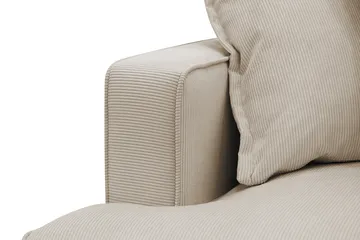 Rossita Lyx 4-sits Extra djup Soffa med Schäslong Höger - Greige Manchester - Möbler - Soffa - Divansoffa & schäslongsoffa - 4 sits soffa med divan