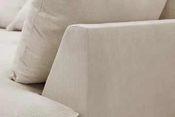Rossita Lyx 4-sits Extra djup Soffa med Schäslong Höger - Greige Manchester - Möbler - Soffa - Divansoffa & schäslongsoffa - 4 sits soffa med divan