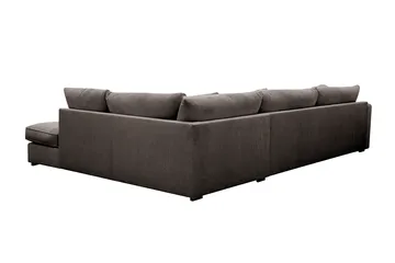 Rossita Lyx 4-sits Extra djup Soffa med Schäslong Höger - Mörkgrå Manchester - Möbler - Soffa - Divansoffa & schäslongsoffa - 4 sits soffa med divan