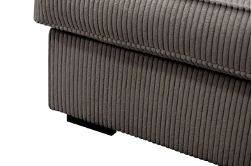 Rossita Lyx 4-sits Extra djup Soffa med Schäslong Höger - Mörkgrå Manchester - Möbler - Soffa - Divansoffa & schäslongsoffa - 4 sits soffa med divan