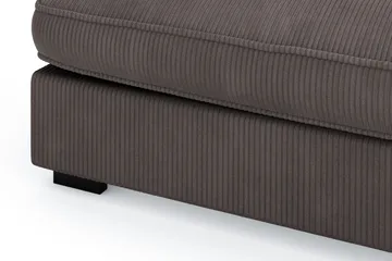 Rossita Lyx 4-sits Extra djup Soffa med Schäslong Höger - Mörkgrå Manchester - Möbler - Soffa - Divansoffa & schäslongsoffa - 4 sits soffa med divan