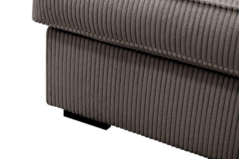 Rossita Lyx 4-sits Extra djup Soffa med Schäslong Höger - Mörkgrå Manchester - Möbler - Soffa - Divansoffa & schäslongsoffa - 4 sits soffa med divan