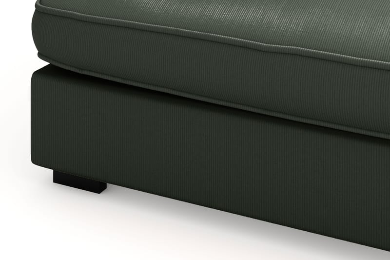 Rossita Lyx 4-sits Extra djup Soffa med Schäslong Höger - Mörkgrön Manchester - Möbler - Soffa - Divansoffa & schäslongsoffa - 4 sits soffa med divan