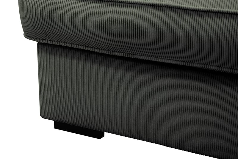 Rossita Lyx 4-sits Extra djup Soffa med Schäslong Höger - Mörkgrön Manchester - Möbler - Soffa - Divansoffa & schäslongsoffa - 4 sits soffa med divan