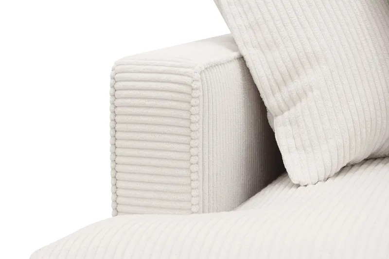 Rossita Lyx 4-sits Extra djup Soffa med Schäslong Höger - Offwhite Manchester - Möbler - Soffa - Divansoffa & schäslongsoffa - 4 sits soffa med divan