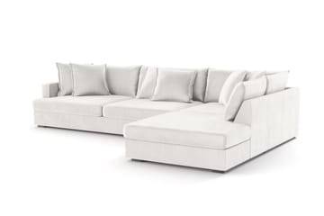 Rossita Lyx 4-sits Extra djup Soffa med Schäslong Höger - Offwhite Manchester - Möbler - Soffa - Divansoffa & schäslongsoffa - 4 sits soffa med divan