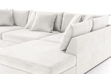 Rossita Lyx 4-sits Extra djup Soffa med Schäslong Höger - Offwhite Manchester - Möbler - Soffa - Divansoffa & schäslongsoffa - 4 sits soffa med divan