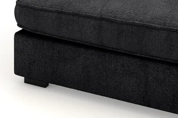 Rossita Lyx 4-sits Extra djup Soffa med Schäslong Höger - Svart Chenille - Möbler - Soffa - Divansoffa & schäslongsoffa - 4 sits soffa med divan