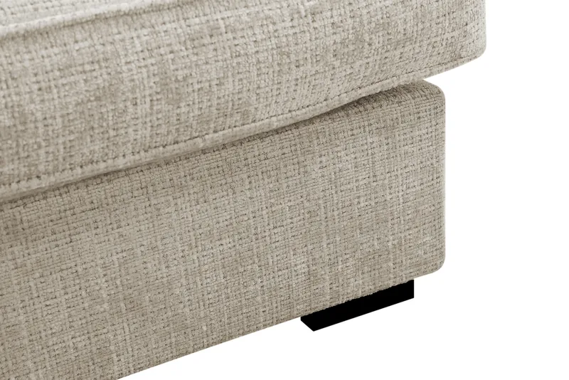 Rossita Lyx 4-sits Extra djup Soffa med Schäslong Vänster - Beige Chenille - Möbler - Soffa - Divansoffa & schäslongsoffa - 4 sits soffa med divan