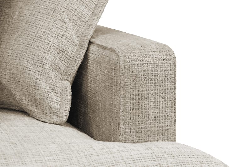 Rossita Lyx 4-sits Extra djup Soffa med Schäslong Vänster - Beige Chenille - Möbler - Soffa - Divansoffa & schäslongsoffa - 4 sits soffa med divan