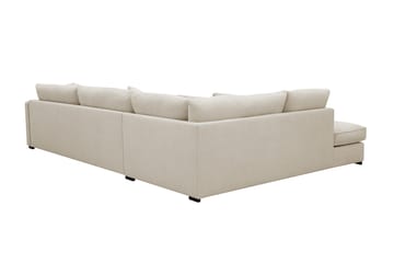 Rossita Lyx 4-sits Extra djup Soffa med Schäslong Vänster - Beige Tyg - Möbler - Soffa - Divansoffa & schäslongsoffa - 4 sits soffa med divan