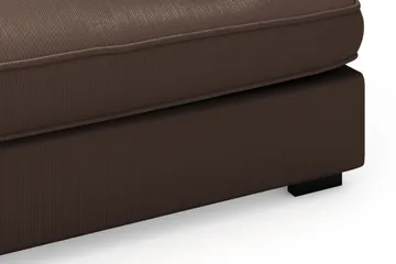 Rossita Lyx 4-sits Extra djup Soffa med Schäslong Vänster - Brun Manchester - Möbler - Soffa - Divansoffa & schäslongsoffa - 4 sits soffa med divan