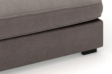 Rossita Lyx 4-sits Extra djup Soffa med Schäslong Vänster - Brun Tyg - Möbler - Soffa - Divansoffa & schäslongsoffa - 4 sits soffa med divan